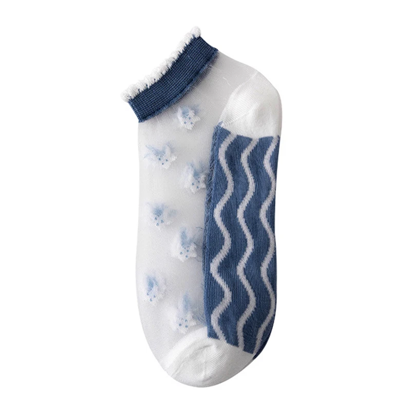 Chaussettes Courtes Ajourées et Respirantes pour Femme, 8 Paires, Invisibles, Ultra Minces, Confortables, Cool, de Haute Qualité, Blanches, Nouvelle Collection Été