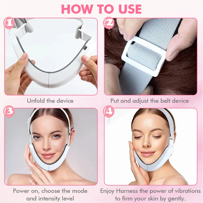 V-shaped Slimming Face Instrument Microcurrent Facial Shaping Intelligentface Beauty Device Facial Massager Chin Slimming Device