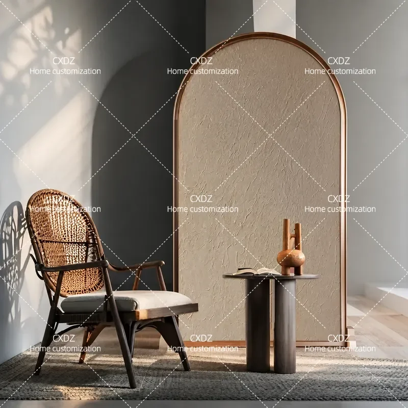 Medieval Wisteria Flower Solid Wood Screen Partition for Living Room Bedroom Entrance Office Hotel Mobile Room Divider