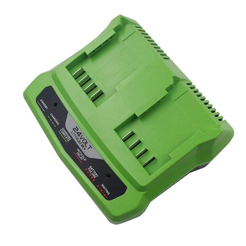 1 Piece Li-Ion Battery Charger 24V Rechargeable Chainsaw Lithium Battery Electric Tool Wrench Drill Saw EU Plug For Greenworks