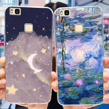 Silikonové pouzdro pro Huawei P9 Lite (VNS-L31, VNS-L21, L22, L23, L53) s motivem květiny 8 nejlepší prodej Zadní kryt pro Huawei P9 Lite - №5