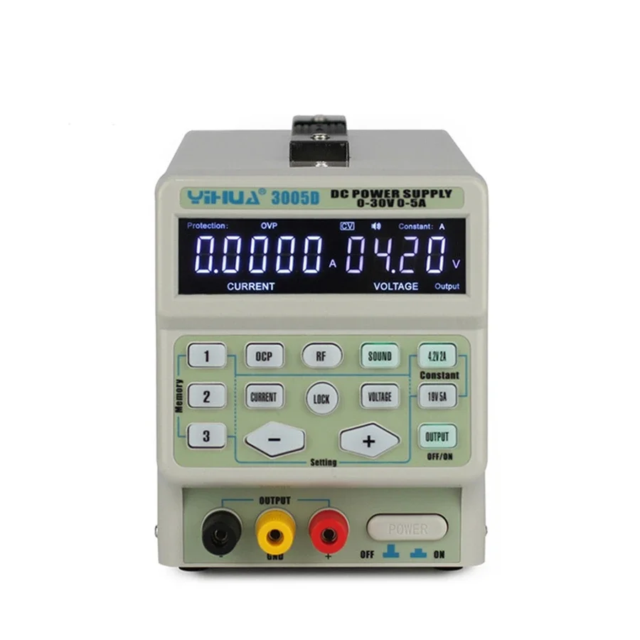 Catu Daya Dc Linier Dapat Diprogram Sakelar Teratur Dapat Disesuaikan Cerdas LCD 3005D untuk Perbaikan Ponsel
