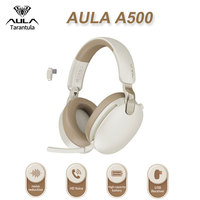 AULA A500 Wireless Headphones 2.4G/Bluetooth/Wired Noise Reduction Head-mounteds Earphone 1000mAh Gaming Headset Laptop Computer