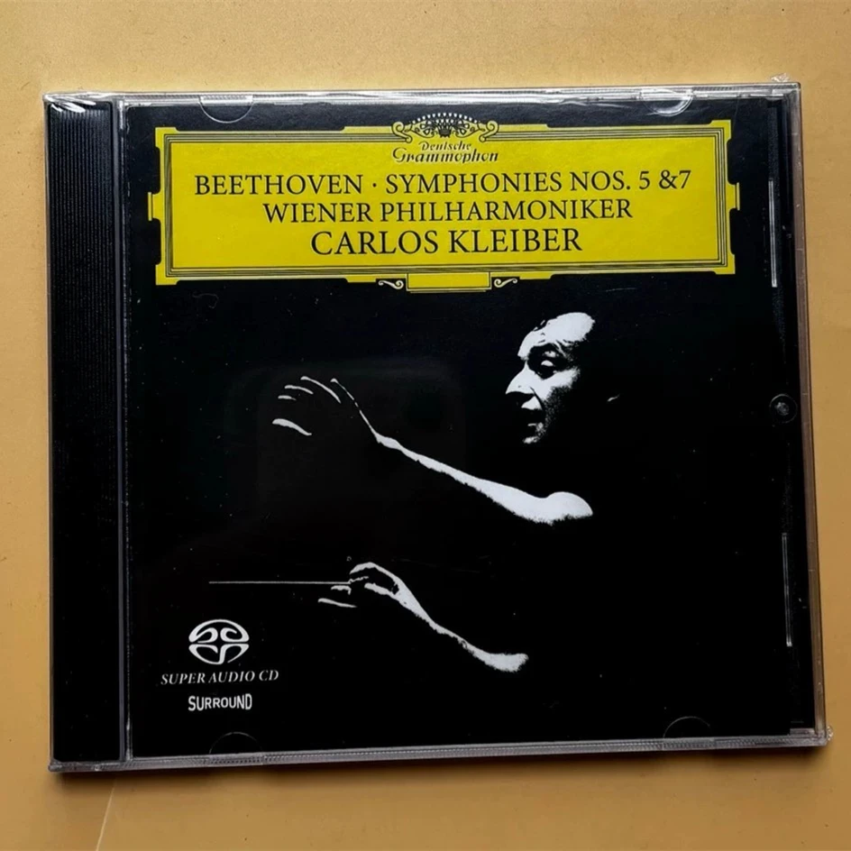 

Классический Wiener Philharmoniker Carlos Kleiber Музыкальный компакт-диск Beethoven Symphonie No. 5 и 7 альбом Музыкальная запись Косплей Soundtracks Box