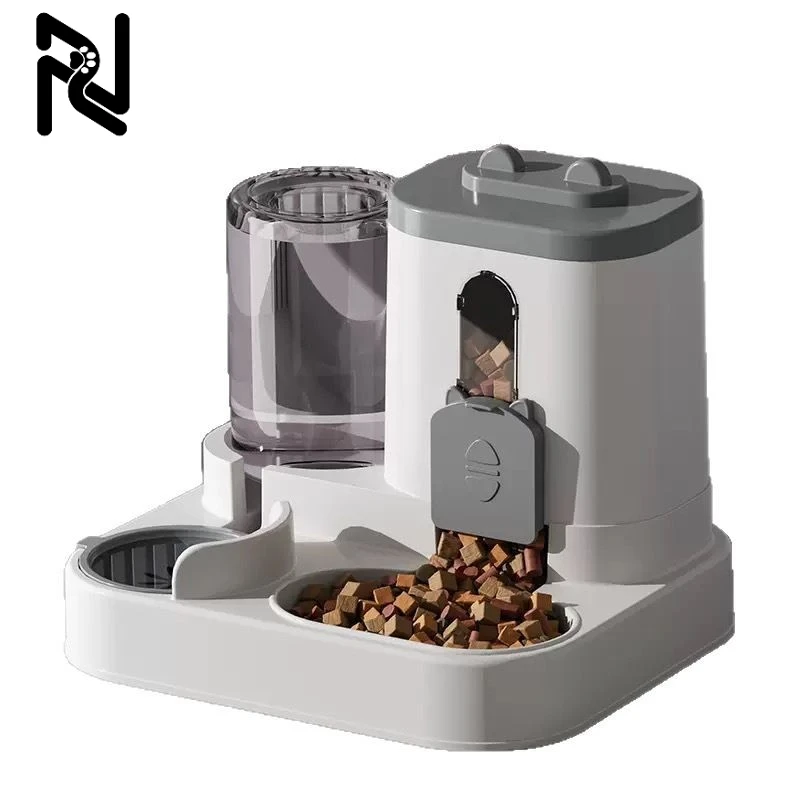 2in 1 Cat Food Dispenser Water and Food Integrated Fully Automatic Cat Food Feeding and Water Dispenser Cute Water Dispenser