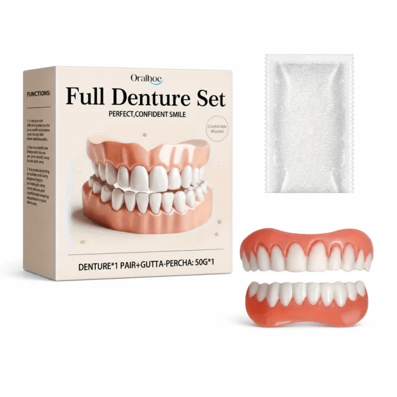 

One-step wear temporary veneers create perfect smile, easy maintenance. Premium gift for various holiday & school H2931-39