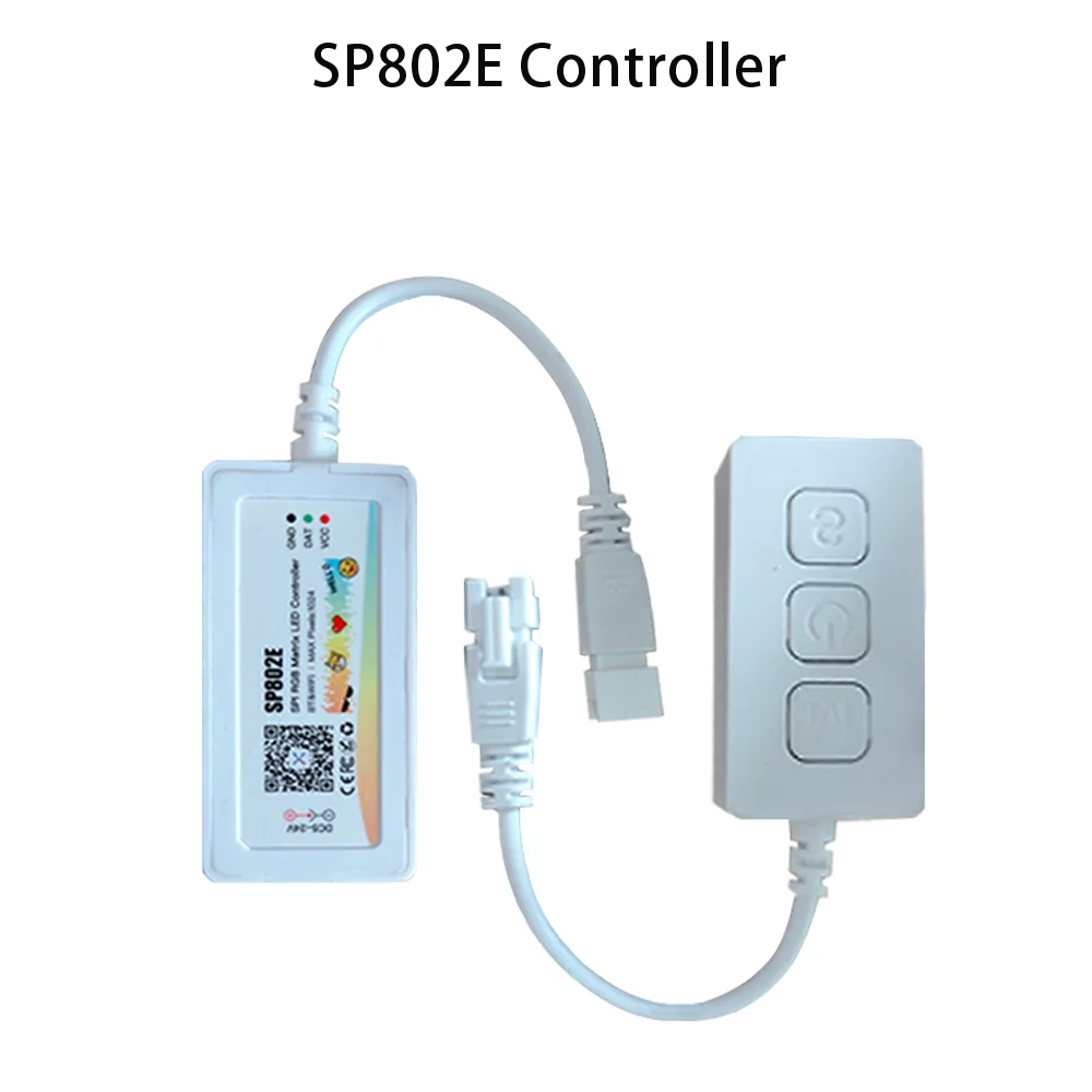 

SP802E SPI RGB LED Lamp Screen Controller, Supporting Text, Pictures, Moving Pictures And Music Effects