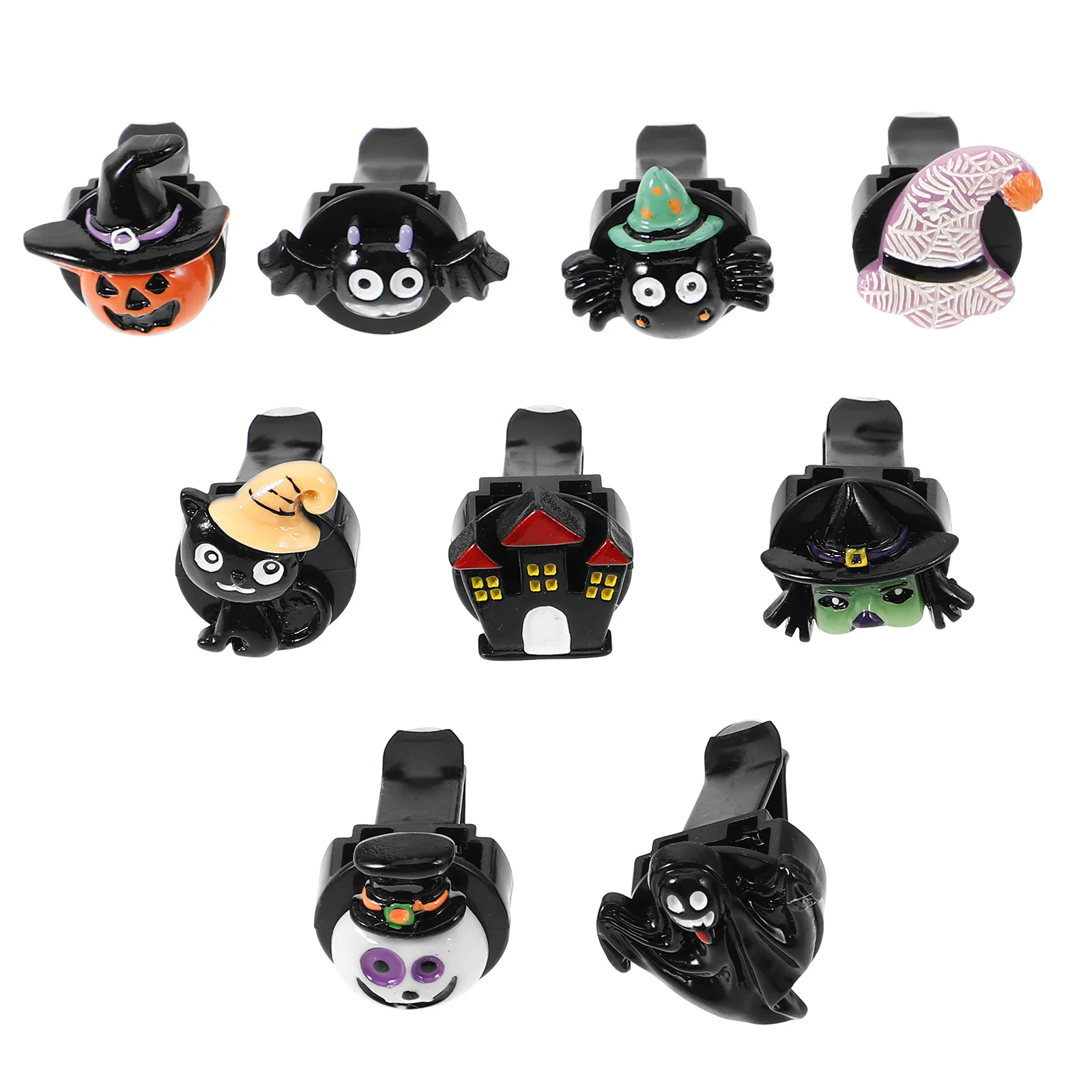 

9Pcs Pumpkin Car Air Vent Perfume Clip Halloween Design Car Air Freshener Clip Vent Clips Decoration for Auto Aroma