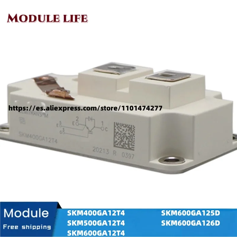 

SKM400GA12T4 SKM500GA12T4 SKM600GA12T4 SKM600GA125D SKM600GA126D IGBT Module New Original