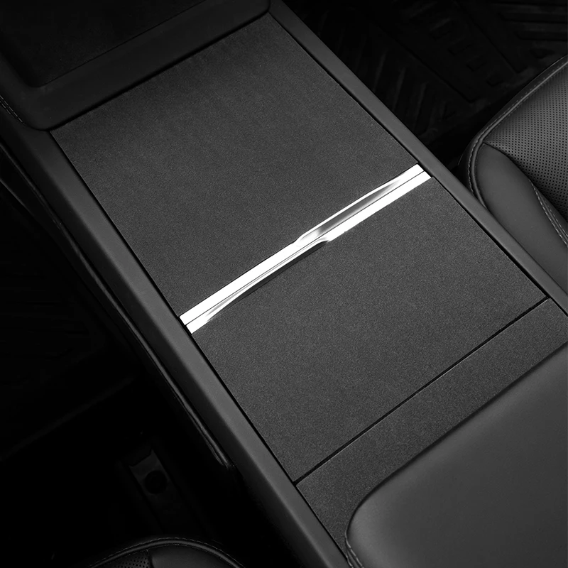 For Tesla highland Model 3/Y Forged Carbon Fiber Look Center Console Wrap Dashboard Interior Film - Easy Installation