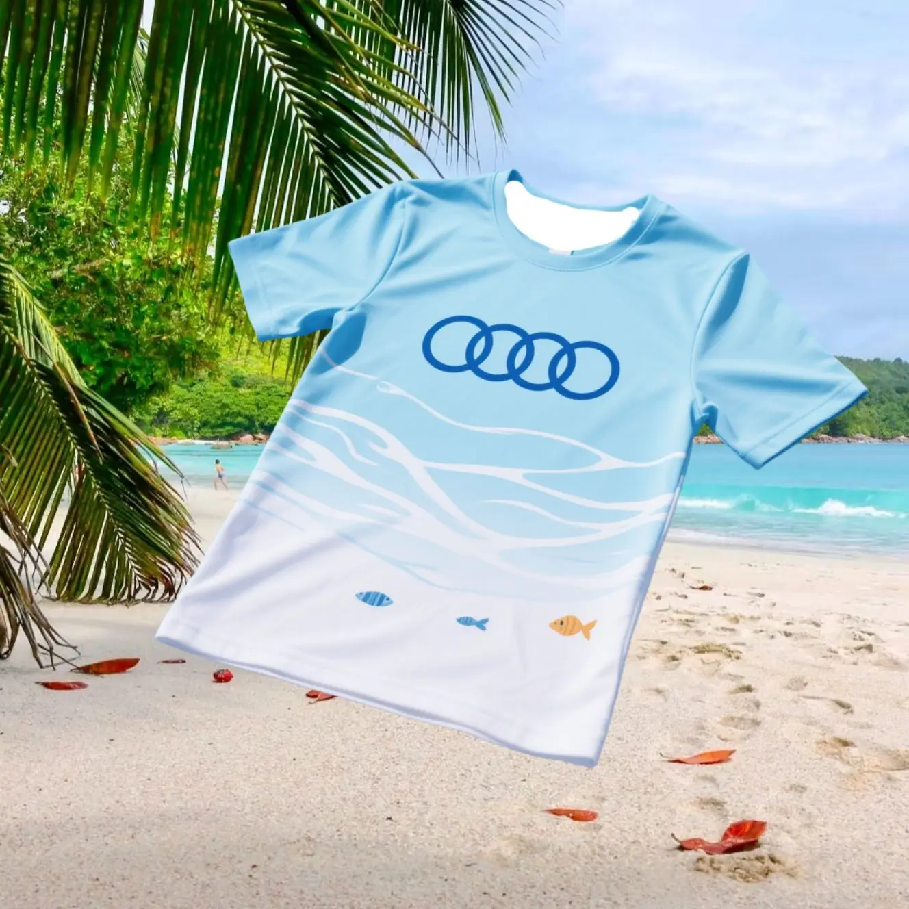 

Лето 2022, мужская гоночная мотоциклетная футболка с принтом Audi для занятий спортом на открытом воздухе, повседневная быстросохнущая футболка с короткими рукавами для взрослых и детей