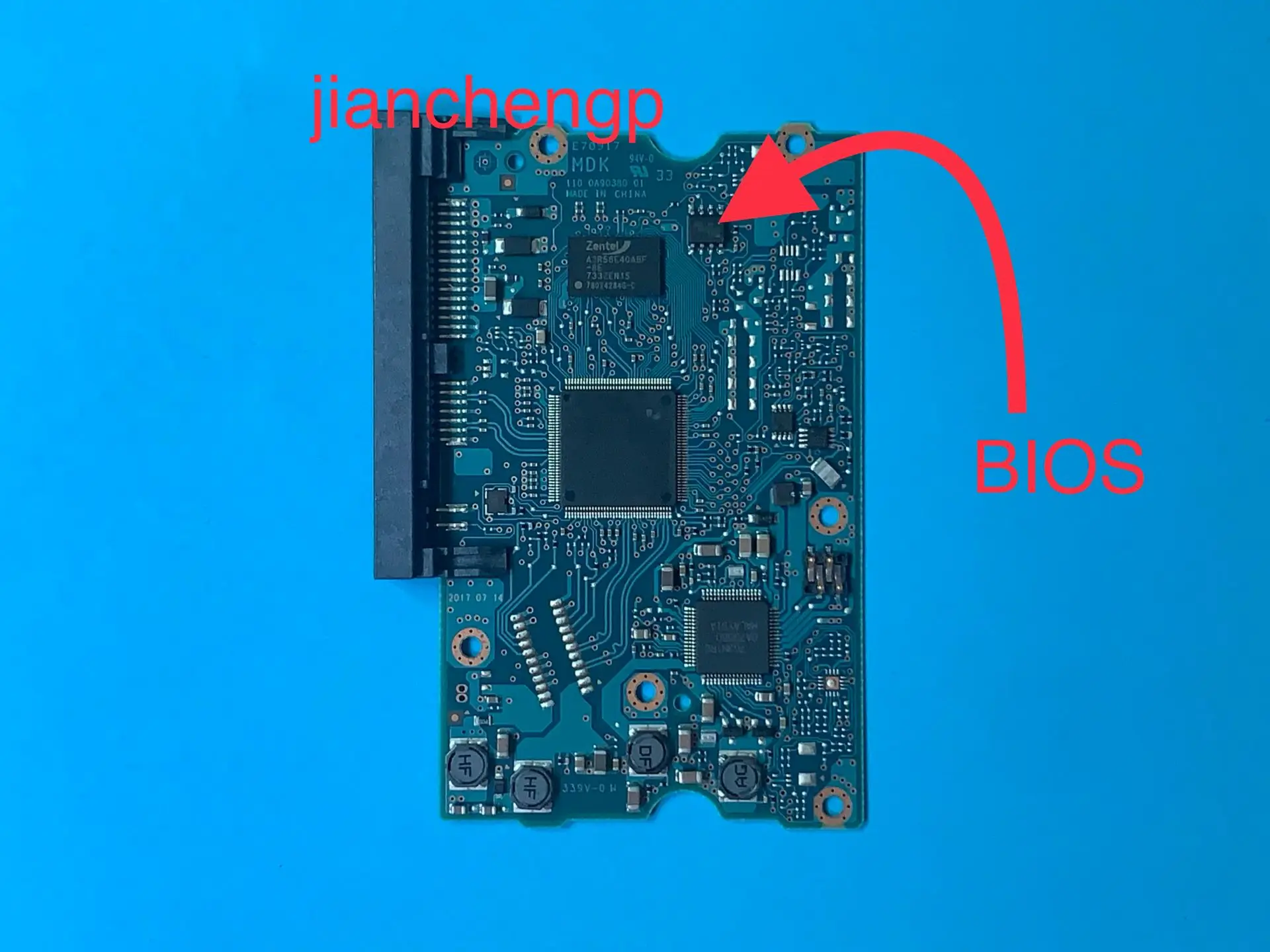 Toshiba dt01aba200v Disco Duro PCB 220 0a90380 01