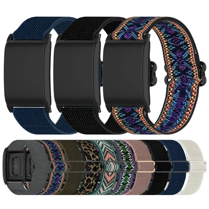 R53C Adjustable Nylon Sport Band Comfortable Elastic Nylon Straps Versatile Nylon Sport Straps Breathable Designs for Watch 4