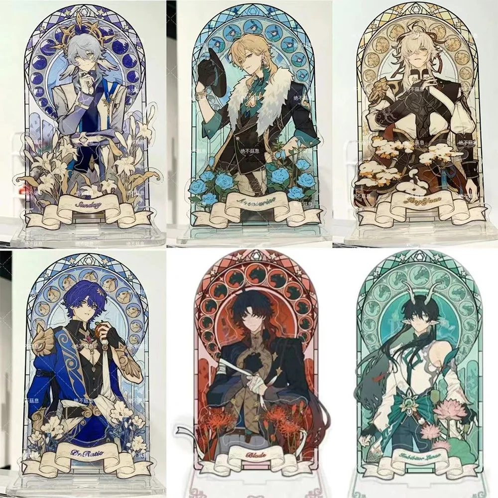 Honkai: Star Rail Dan Heng Blade Jing Yuan Aventurine Sunday Ratio Acrylic Character Board Colorful Window Gift for Fans Girls