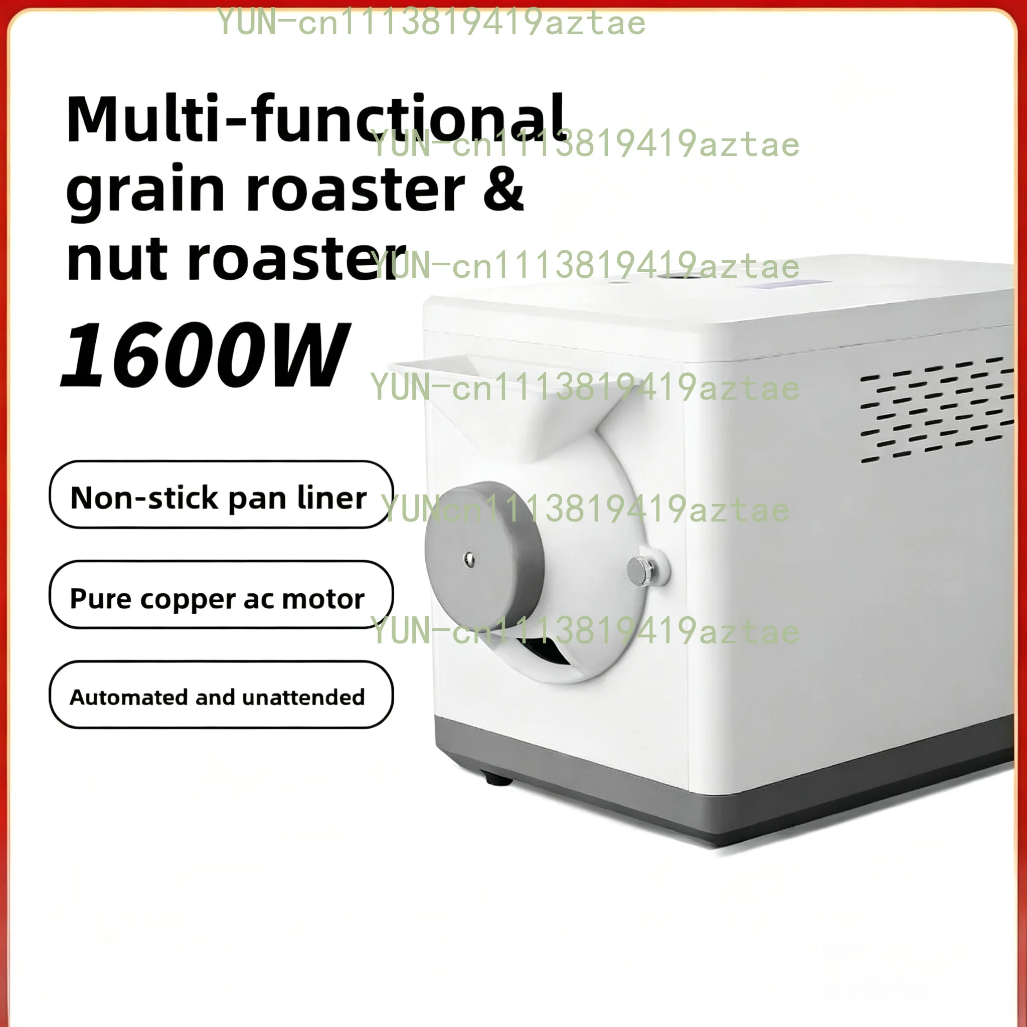 Small Home Coffee Bean Roaster Automatic Nut Roaster Coffee Bean Roaster Grain Baking Machine