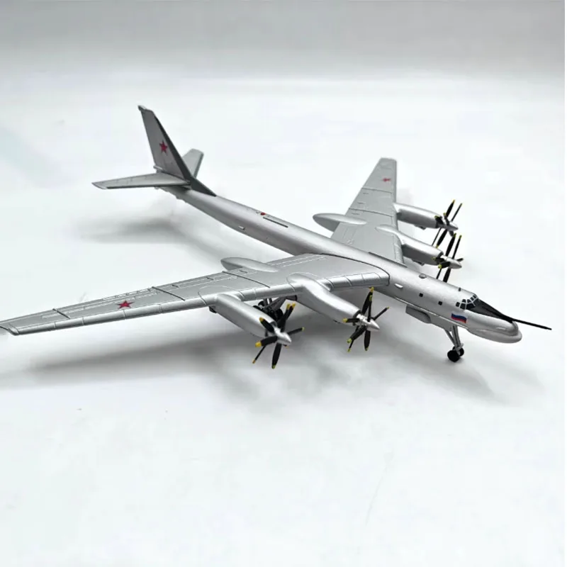 دييكاست الأصلي 1:200 الروسية TU-95 منفذها سبيكة نموذج طائرة جمع الديكور لعبة هدية Decration تذكارية