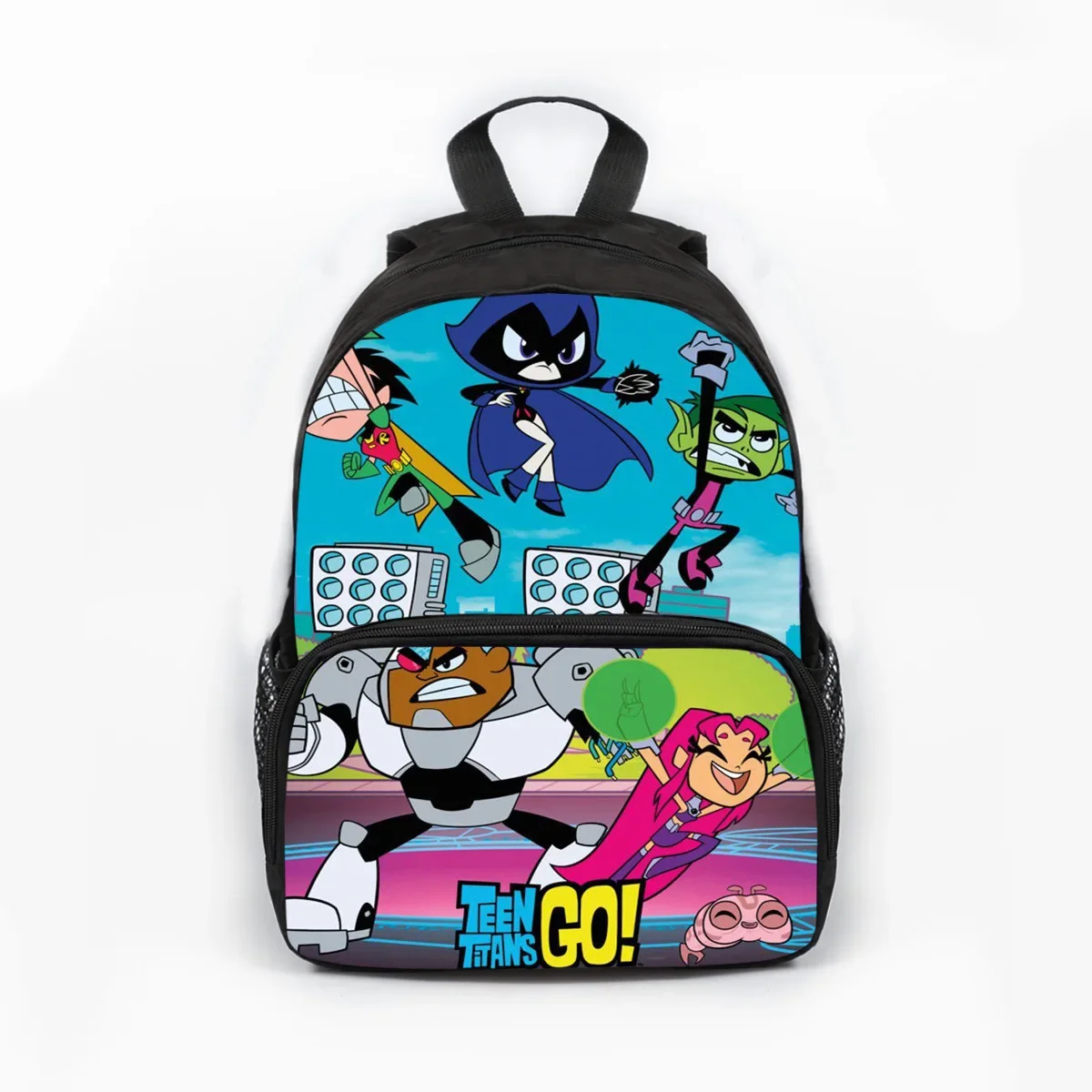 Cartoon Teen Titan Go Robin Schoolbag Backpack Travel Bag Gift for Kids Students