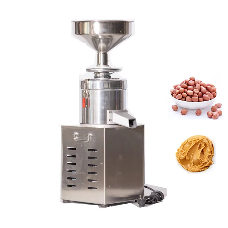 CE ISO  High Quality 20-30kg/h Nut Grinding Machine Peanut Butter Grinding Machine Peanut Grinder Nut Butter Making Machine