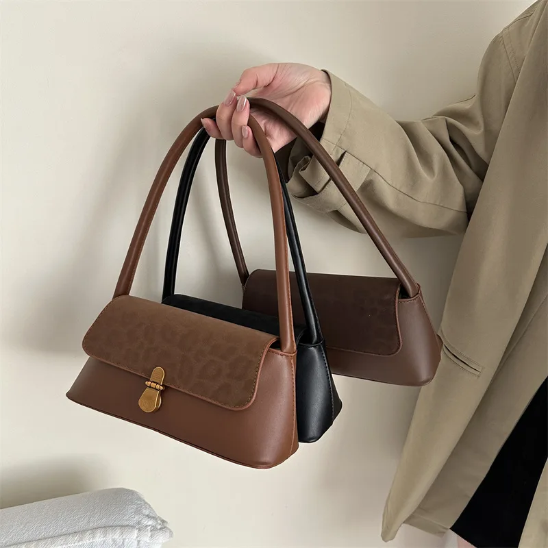 

Ретро и простая новая сумка через плечо, модный и нишевый дизайн, повседневная сумка 2021, осенне-зимняя женская сумка подмышками