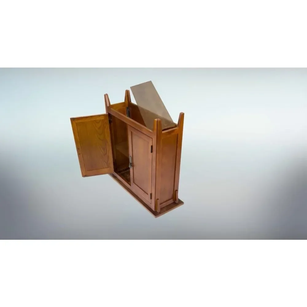 Leick-Armoire de Rangement en Chêne, Support de Hall Préféré