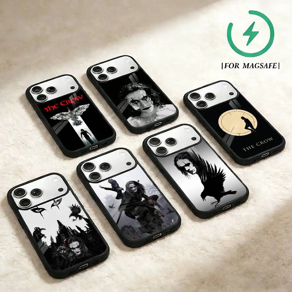 

Thriller T-THE-C-CROWS Phone Case For iPhone 17,16,15,14,13,12,Plus,Pro,Max For Magsafe Magnetic Wireless Charge