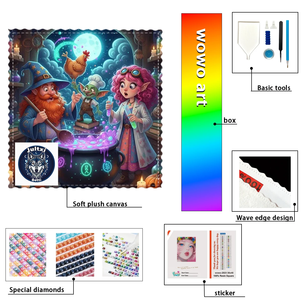 

【Betti_ Diamond Art】Creating Life Water Crystal AB Rhinestone FD Rhinestone Perfect Resin Diamond