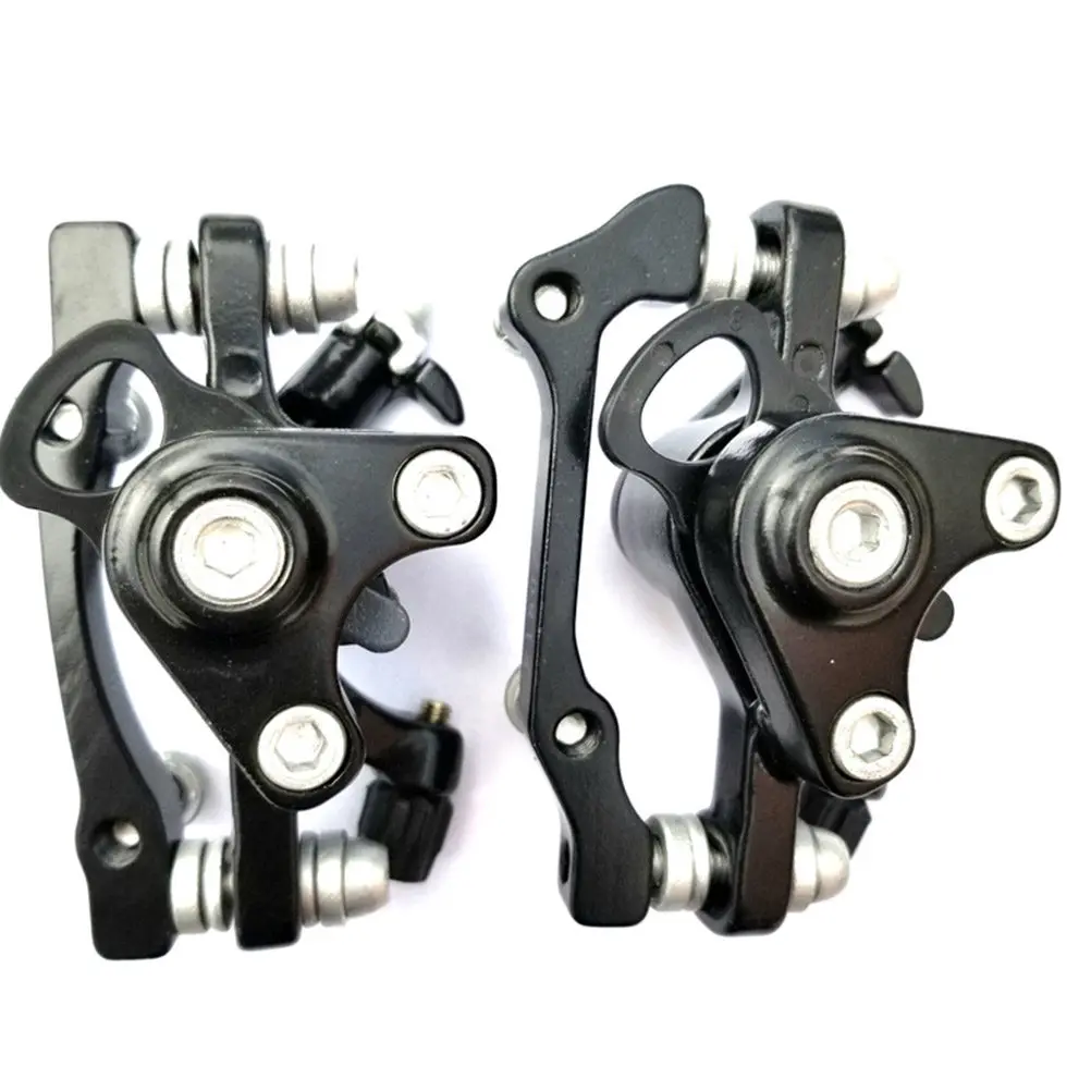 

1Pair Black Mechanical Bike Disc Brake Front Rear Rotor Kit Adjustable Durable for Mountain Bicycle Use Disc Brake