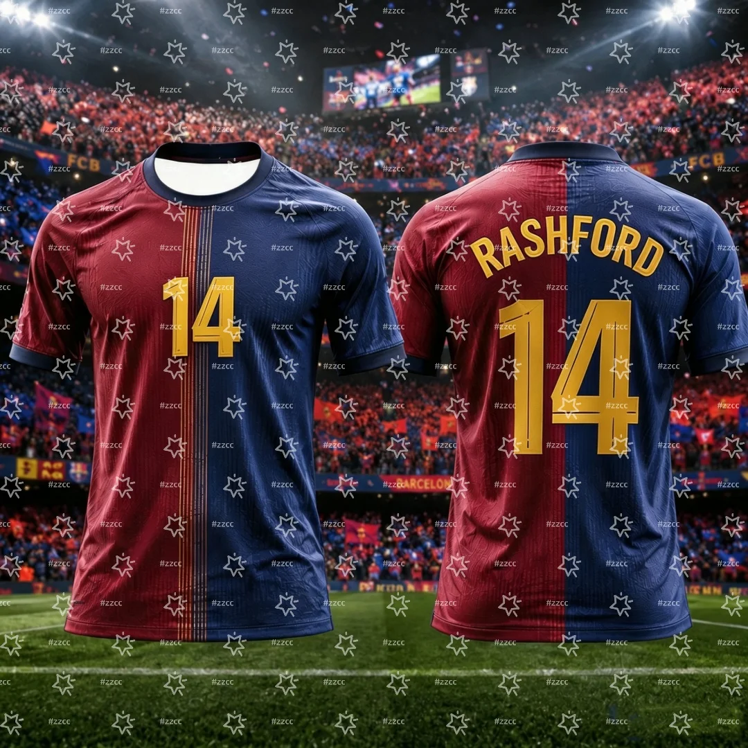 26-27 Spanien Spieltrikot Yamal, Raphinha, Fermín Fußballtrikot Sommer Sport Herren T-Shirt Kinderbekleidung Tee Y2k Damen ﻿ – Detail 6
