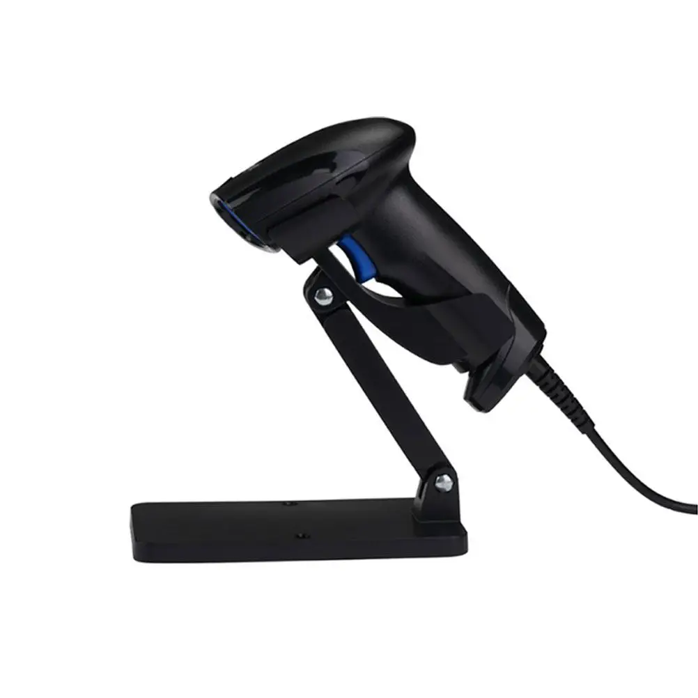 

Adjustable Barcode Scanner Holder Stand for Desk Portable Lightweight ABS Material Compatible with Most Handheld Scanners