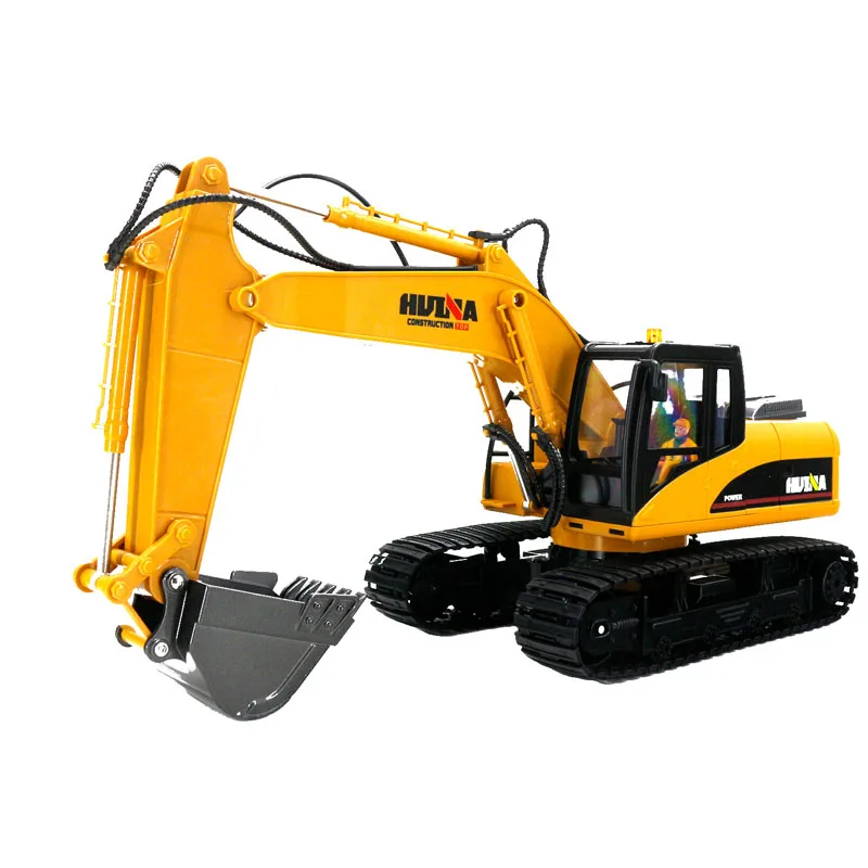 

Huina 1535 Remote-controlled 2.4g 1:14 15ch Alloy Excavator Engineering Vehicle Electric Excavator Model Tracked Vehicle