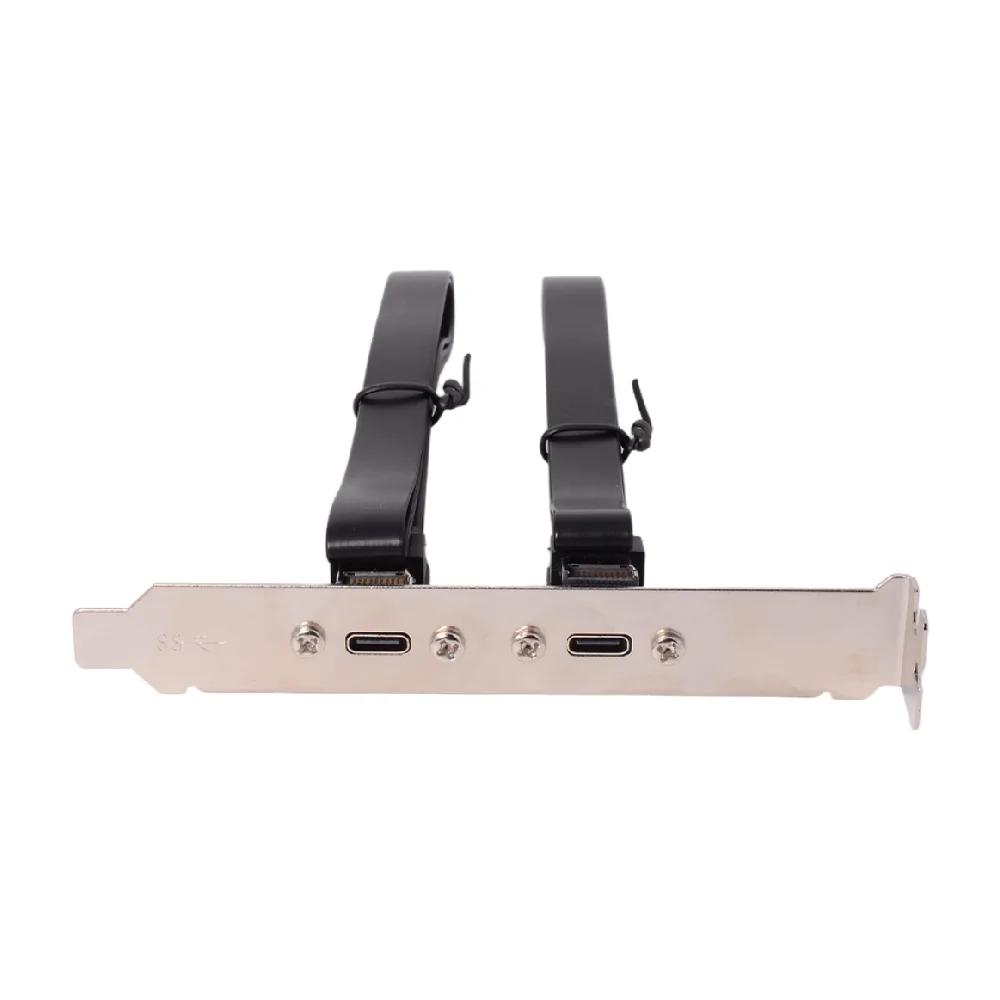 USB3.2 Baffle Cable TYPE-E To TYPE-C Female Computer Case Cable 20G Case PCI Baffle