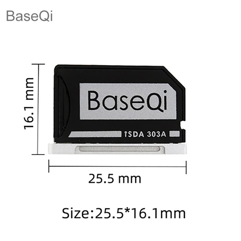 BaseQi for MacBook Pro Retina13inch Year2013 2014 2015 Microsd Card Adapter Mac Pro Memory Card Reader