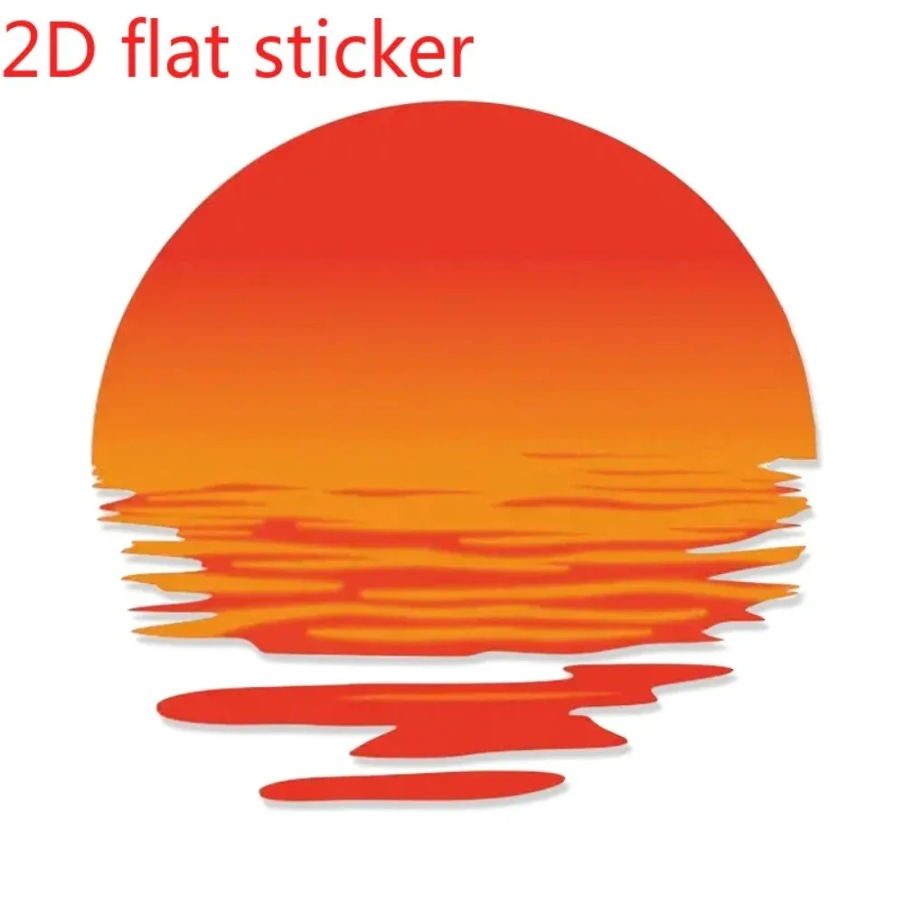 

Sunset Car Stickers Vinyl Palm Tree Auto Decals Charm Side Window Cover Automobile Tuning Decor Accessories Styling sticker