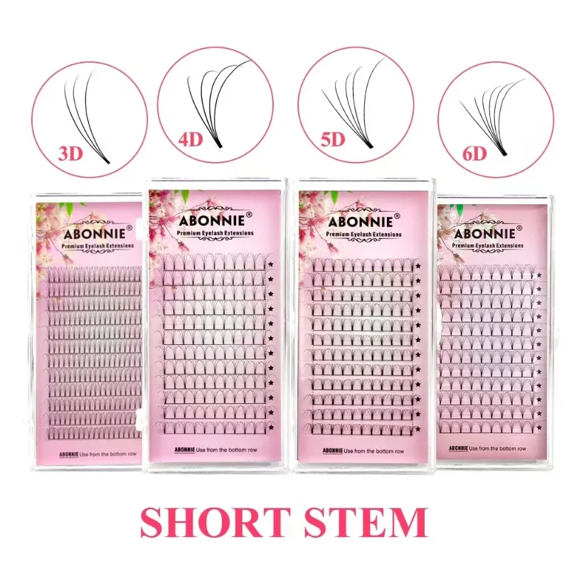 0.07 Short Stem Mink Lint 3D4D5D6D Japanese Natural Novice Grafting Non-loose Roots Single Cluster Grafting False Eyelashes