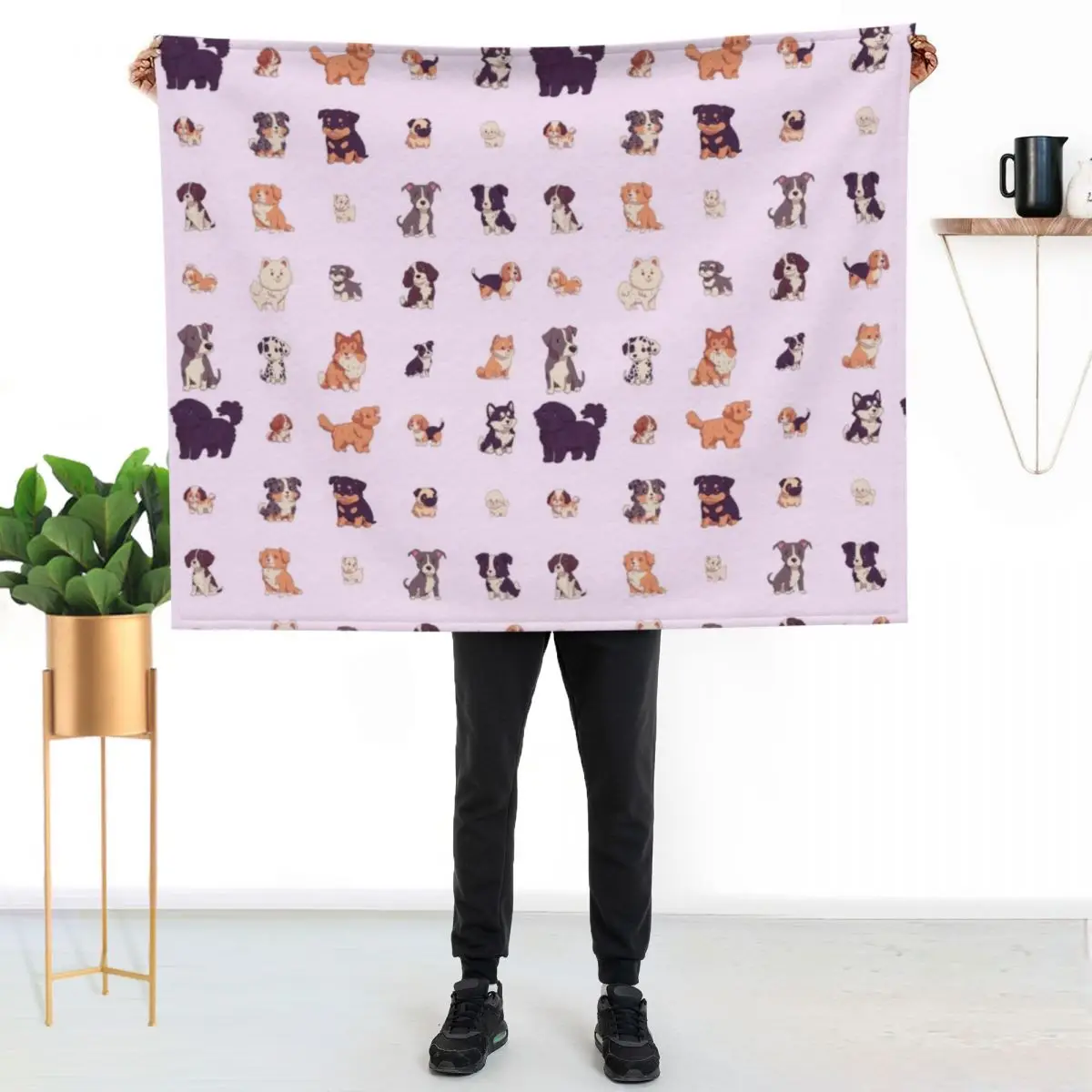 *choose large sticker size* 25 kawaii dogs pack Throw Blanket Retros Travel Extra Large Throw Blankets For Bed Bed Baby Blankets
