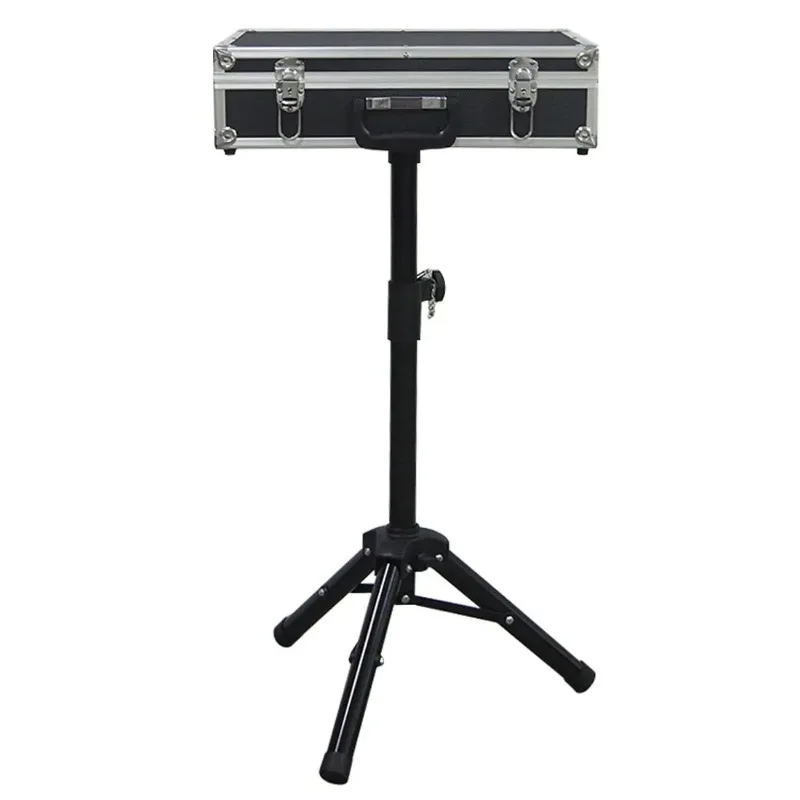 Magician Carrying Case Magic Table Tricks Gimmick Magician Suitcase with Aluminum Tripod 2020 new arrival - Black