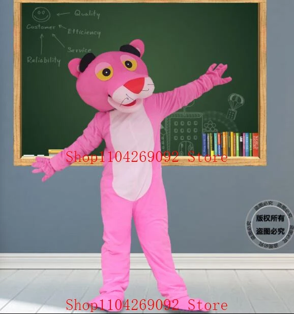 

Adult Panther Mascot Costume Cartoon Birthday Cosplay Costumes Characteri Event Party Chistmas leopard Maskote Carnival Costumes
