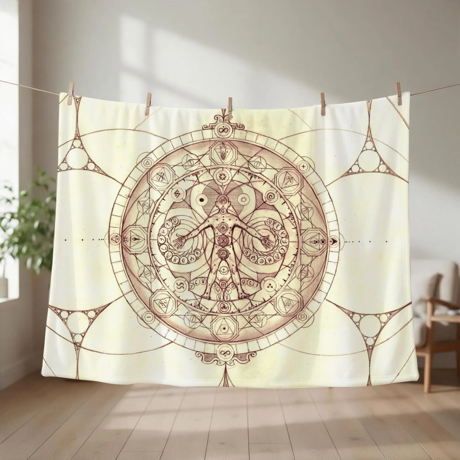 Grounding Sigil Throw Blanket wednesday Baby Furry valentine gift ideas Blankets