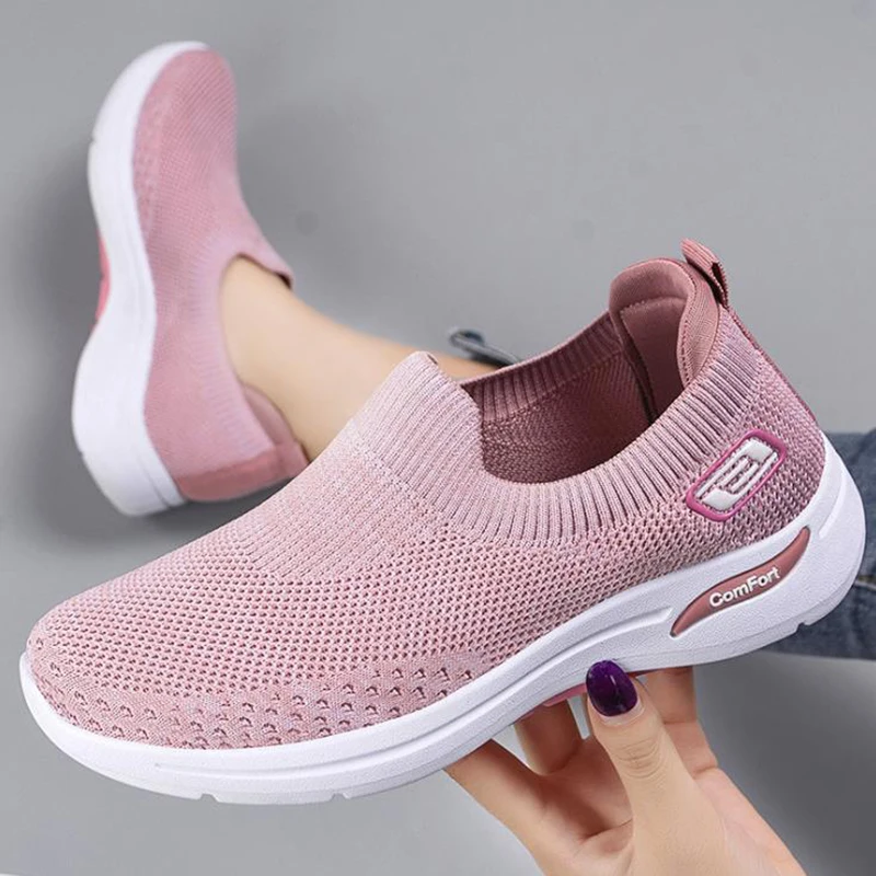 Frauen Schuhe Weiche Slipper Schuhe frauen Leichte Mesh Casual Schuhe Turnschuhe Tenis Masculino Zapatillas Hombre Liebhaber 36-46