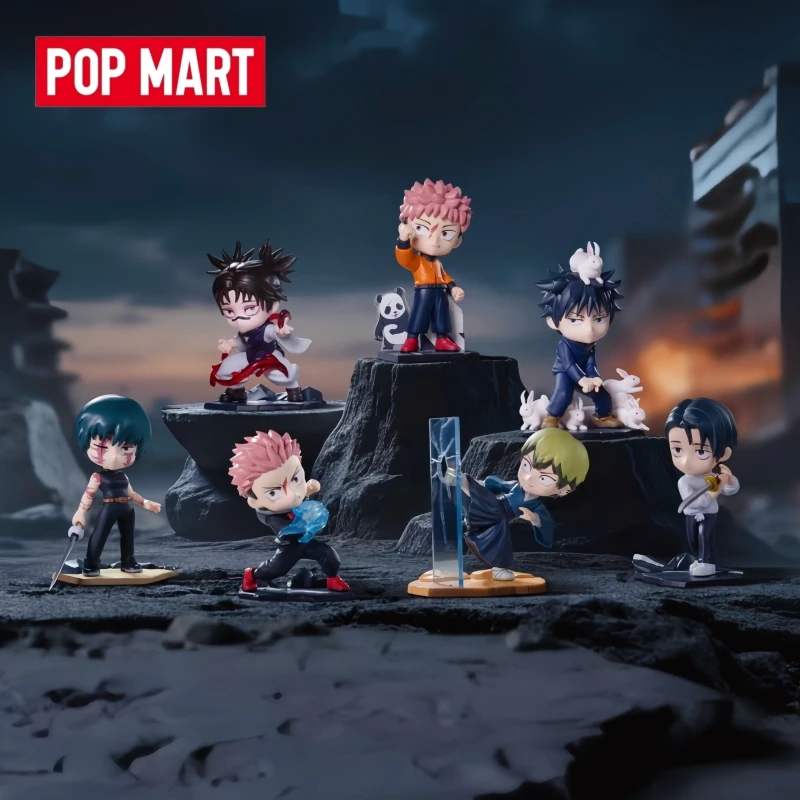 Pop Mart Jujutsu Kaisen Dead Return Serie Handgefertigte Überraschungs-Blindbox Umgebungs-Spielzeug Ornament Sammlerstück Dekoratives Spielzeug Geschenke