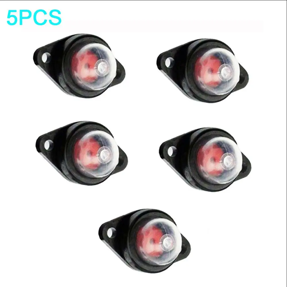5pcs PVC Brushcutter Clear Eradicator Chainsaws Trimmer Fuel Pump Carburetter Primer Carburetor Oil bubble