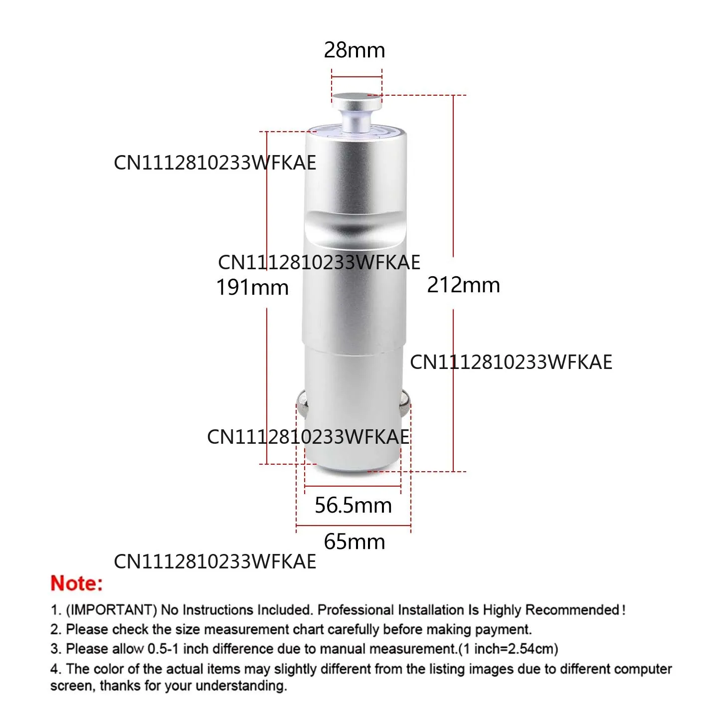 3219 Bed Pivot Ball Head Forged Steel Heavy Duty Spare Repair Accessory Direct Fit Replacement Compatible with Coupling Series