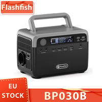 Flashfish BP030B 300W Portable Power Station, 230.4 Wh LiFePO4 Battery, 600W Surge, AC Outlets, Pass-through Charging