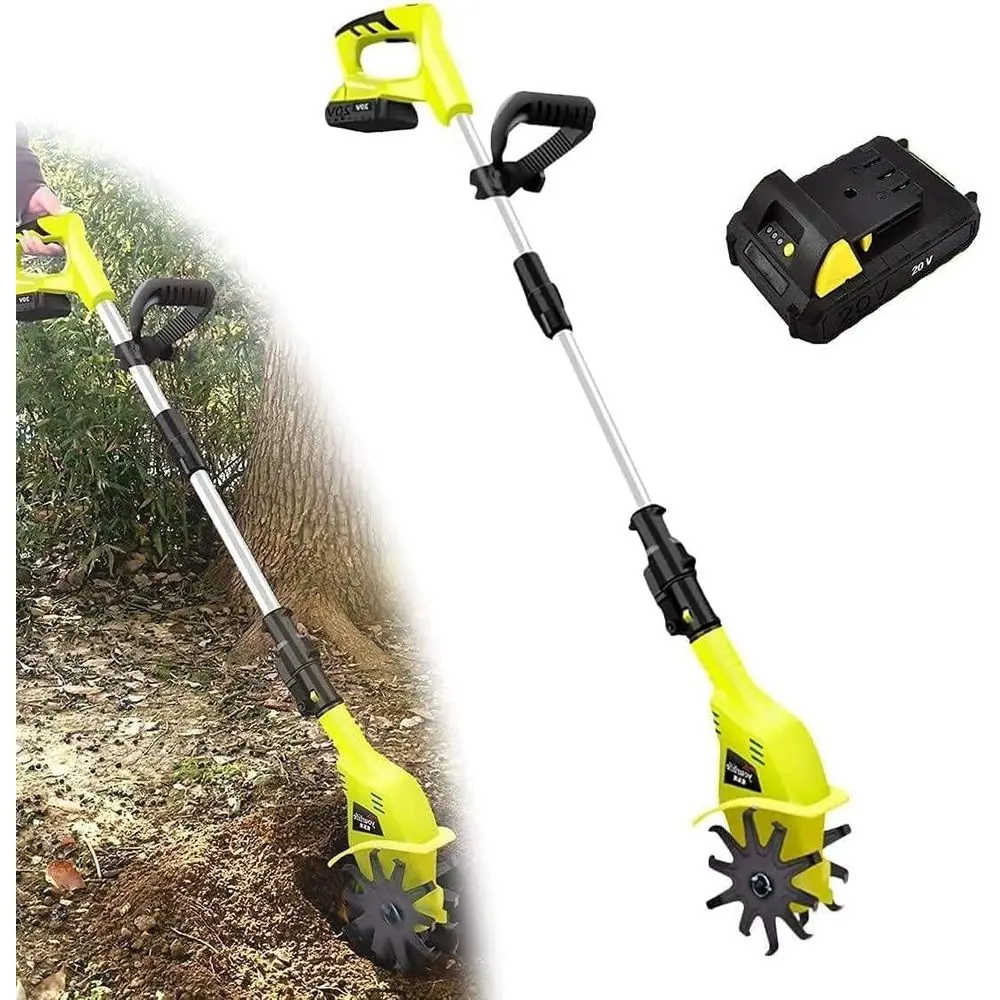 

Lightweight Electric Garden Cultivator with 4Ah Li-ion Battery and Quick Charger for Efficient Tilling