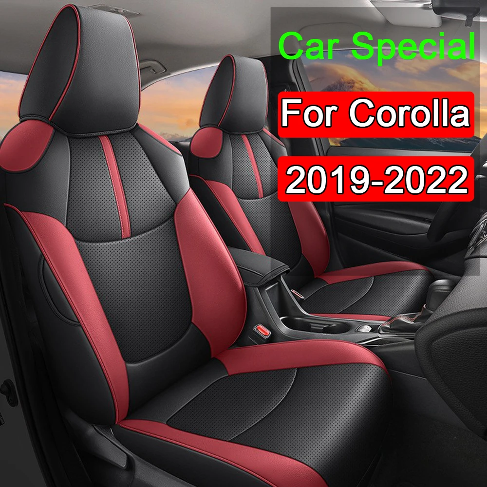 Car Special Seat Covers For Toyota Corolla 2019 2020 2021 2022 Hybrid/Gasoline Waterproof leather cushion Car Seat Covers