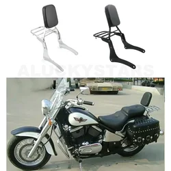 Motorcycle Passenger Backrest Sissy Bar Luggage Rack For Kawasaki Vulcan VN900 VN 900 Custom Classic 1996-2023