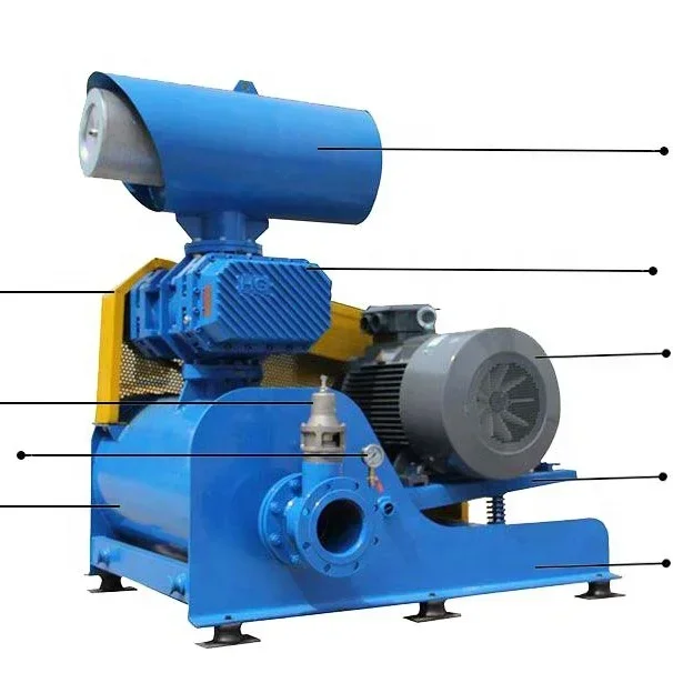 

High Pressure Industrial huadon Series Roots Blower Cement chemical Aeration Sewage Treatment Roots Blower