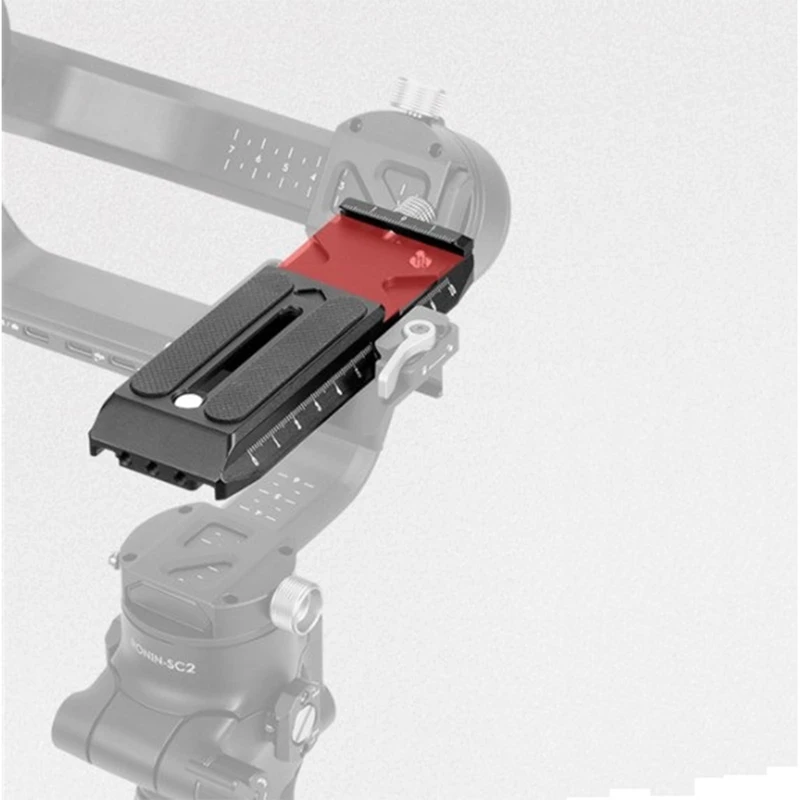 แผ่นปลดเร็วอะลูมินัมอัลลอยขึ้นพร้อม M4 1/4รูสกรู38มม. สำหรับ DJI Ronin RS2/ตัวยึด RSC2สำหรับ Manfrotto