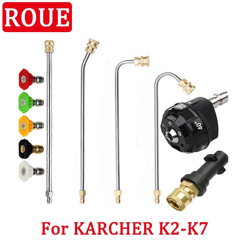 

Для Karcher K2k3k4k5k6k7 автомобильная насадка для мойки высокого давления, металлический материал, переходник 6 в 1, 1/4 дюйма, быстроразъемные чистящие фитинги