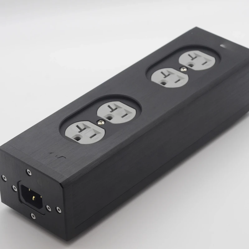 

Audiophile grade aluminum alloy power strip power socket plug